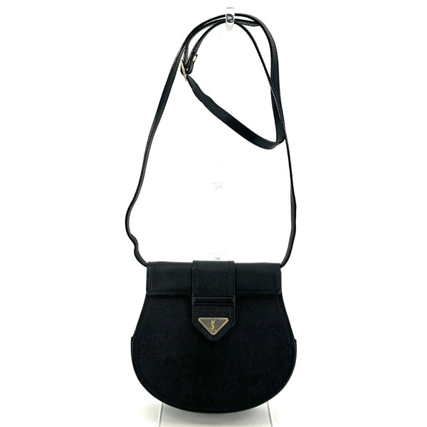 Yves Saint Laurent Shoulder Bag Crossbody Leather Vintage