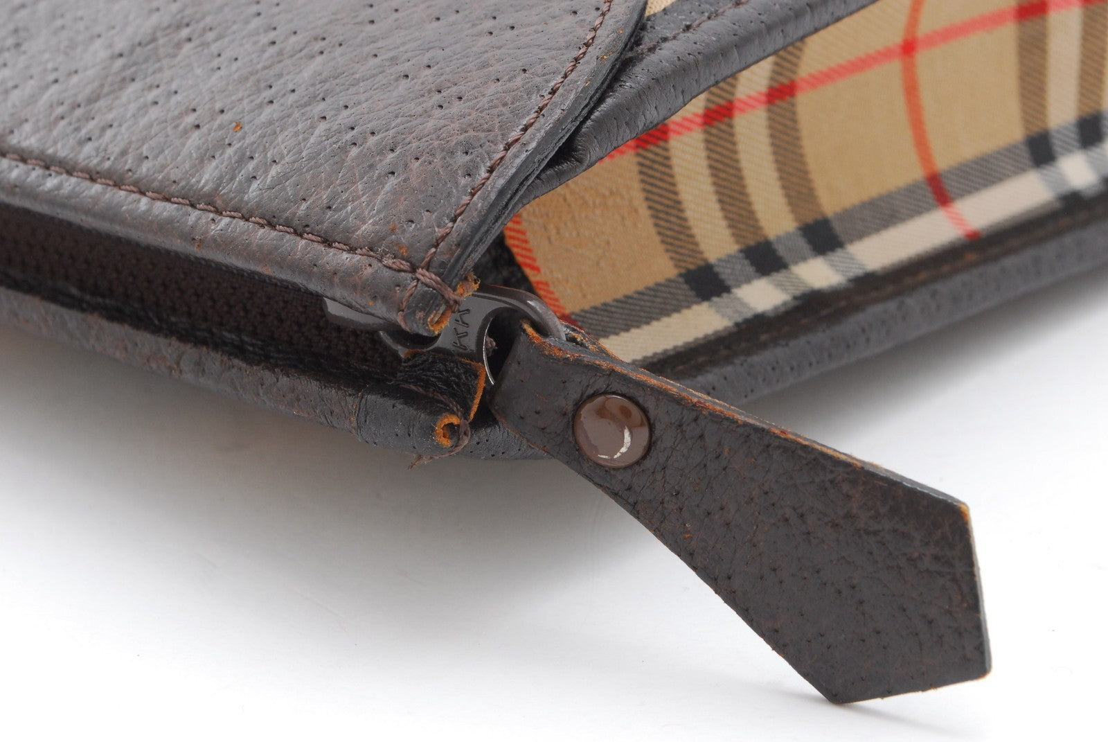 Burberry Nova Check Clutch - Beige, Canvas