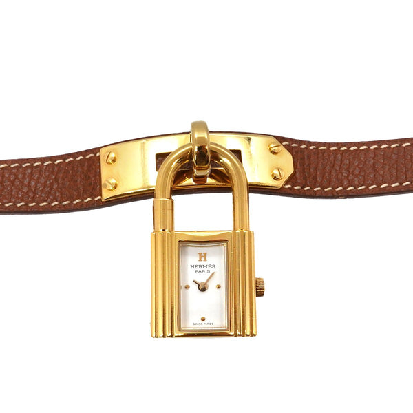 Hermès Kelly Wristwatch - White, Stainless Steel, Leather