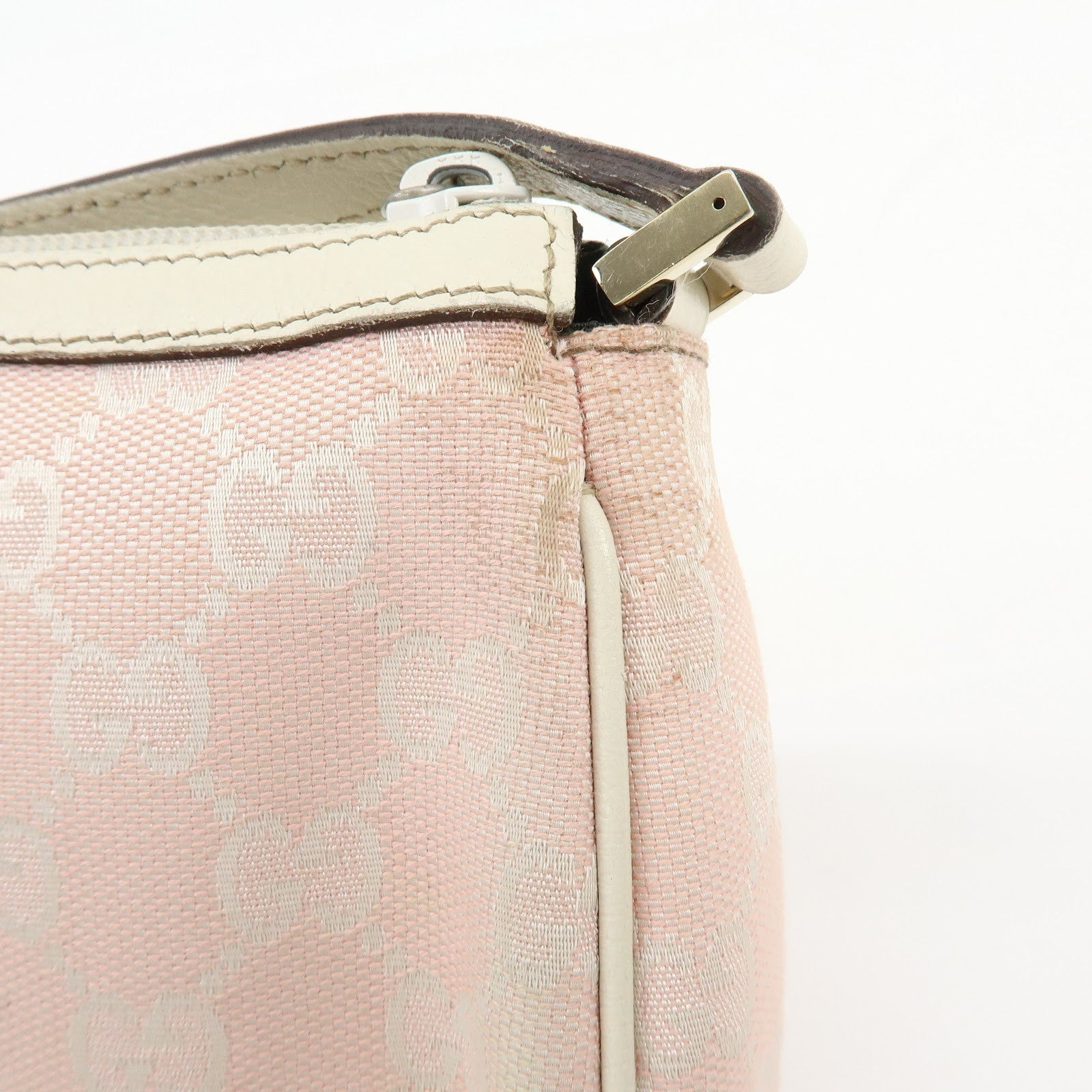 Gucci Abbey Hand Bag - Pink, GG Canvas, Leather