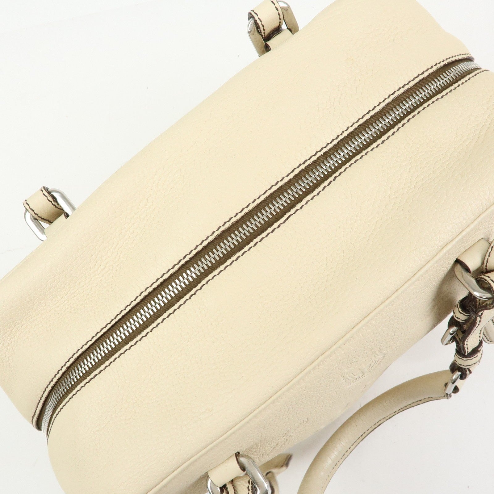 Prada Boston Bag - Ivory, Vitello Daino Leather
