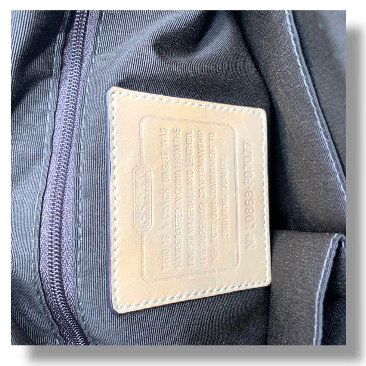 Coach Signature Brown Bag- Rare!