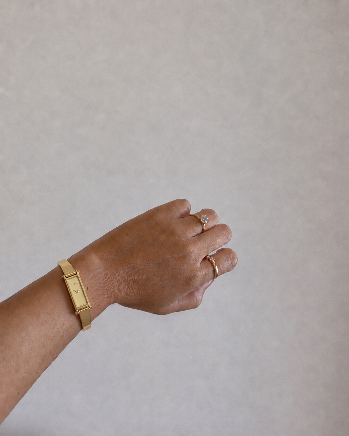 Gucci 1500L Wristwatch - Gold, Stainless Steel