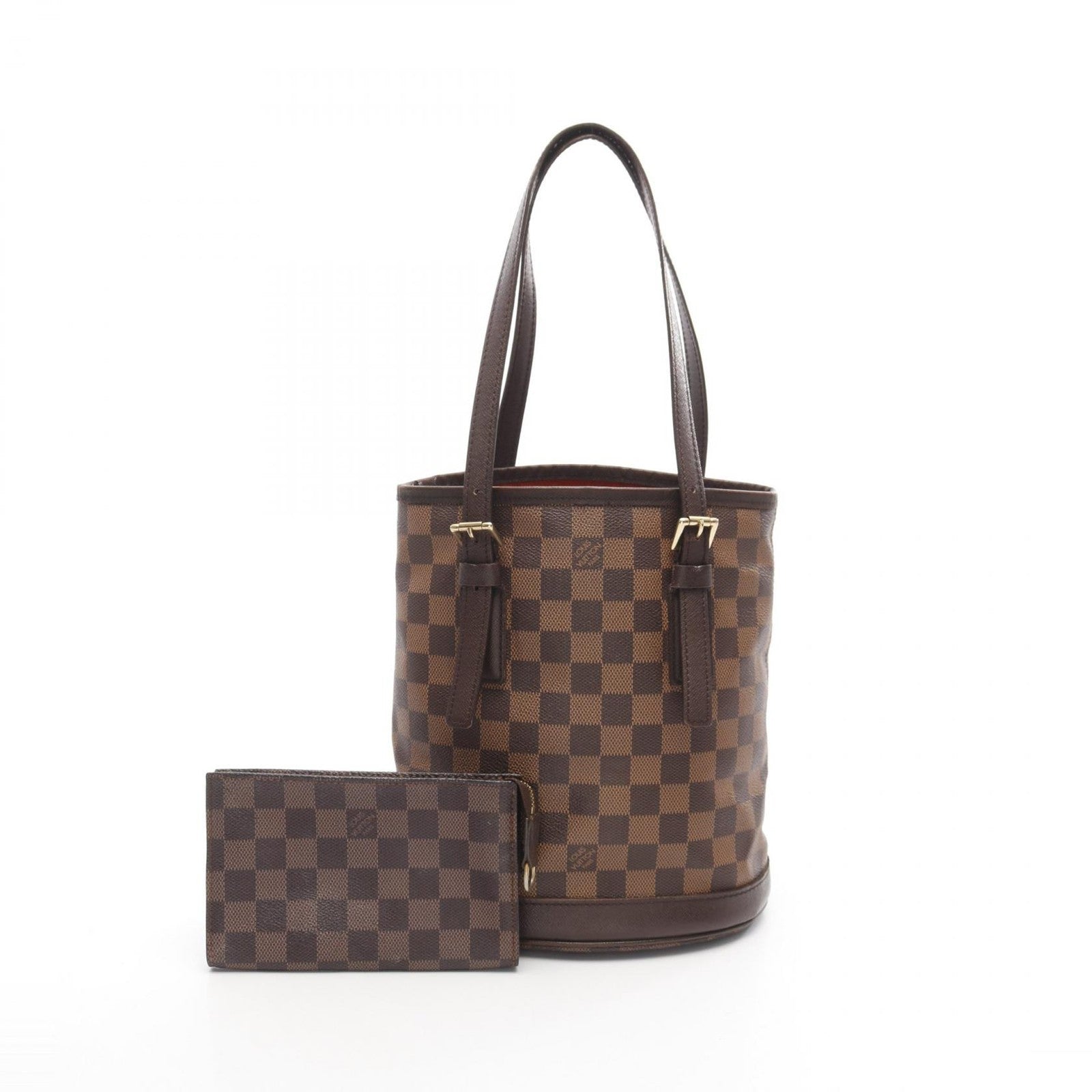 Louis Vuitton Marais Shoulder Tote Bag - Brown, PVC coated canvas
