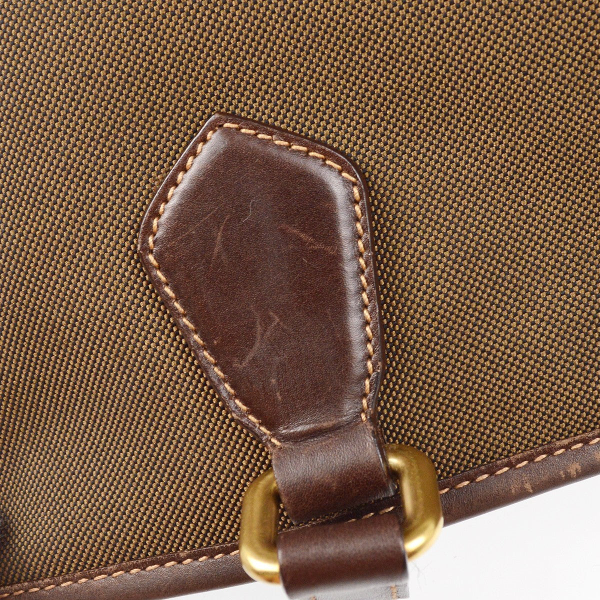 Prada Logo Jacquard Tote Bag - Brown, Canvas & Leather