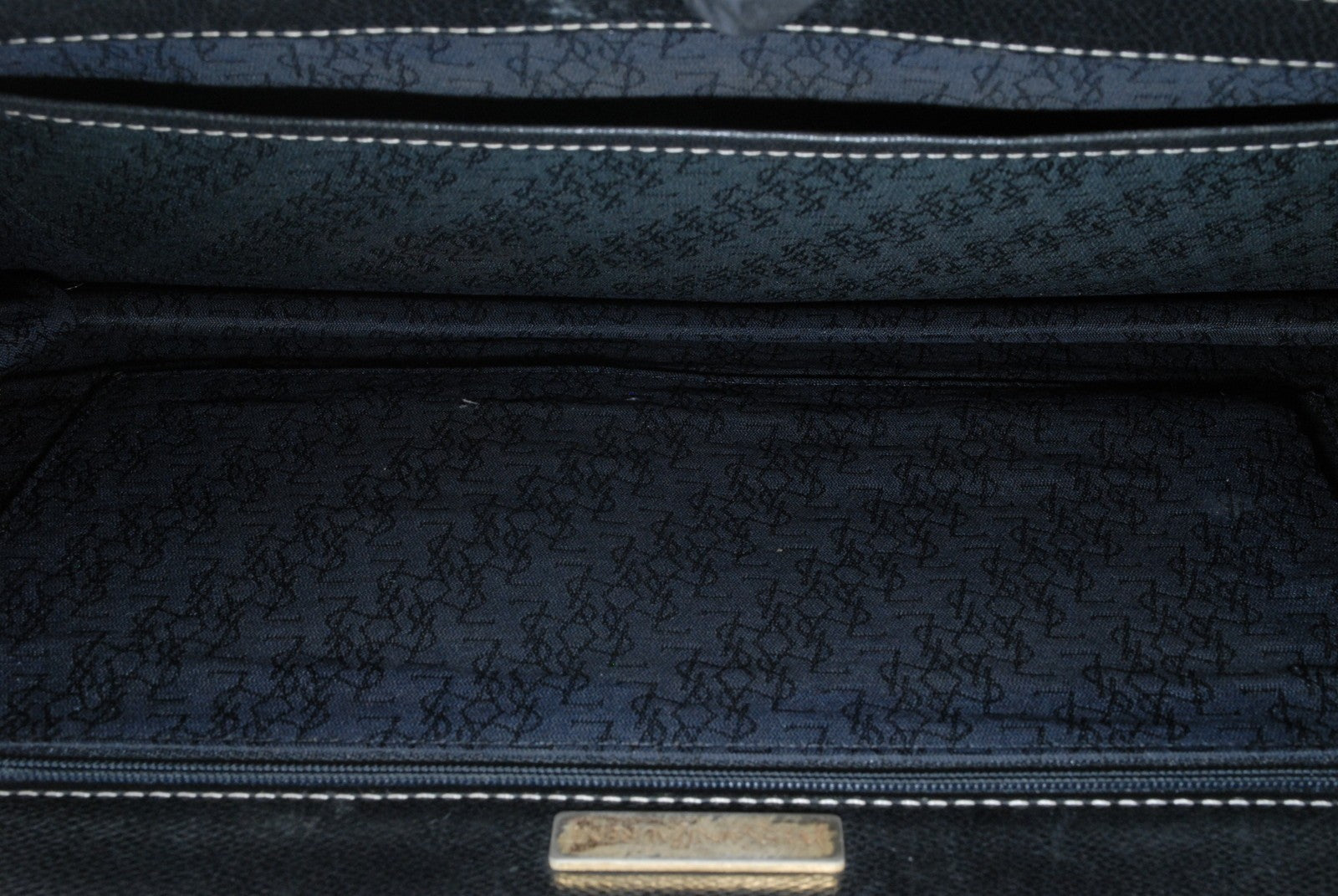 Saint Laurent Yves Saint Laurent Clutch Bag - Black, Leather