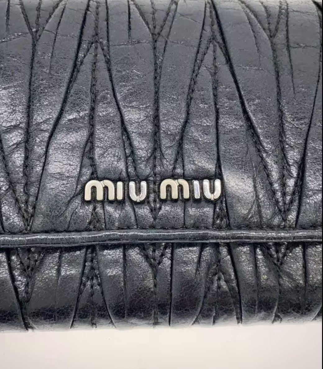 Miu Miu black wallet