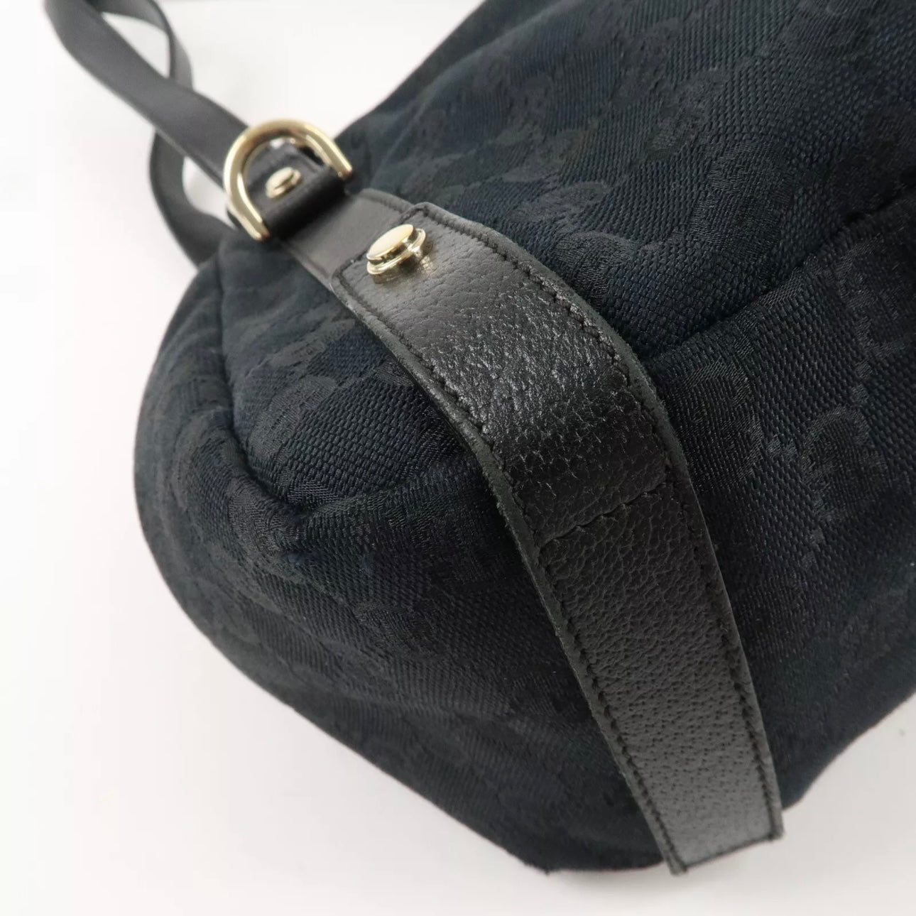 Abbey GG Canvas Leather Tote Bag