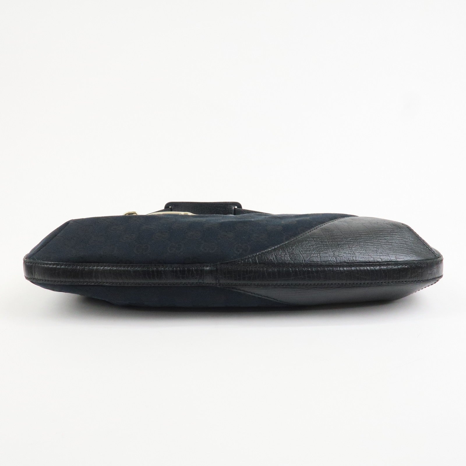 Gucci Horsebit Shoulder Bag - Black, Canvas