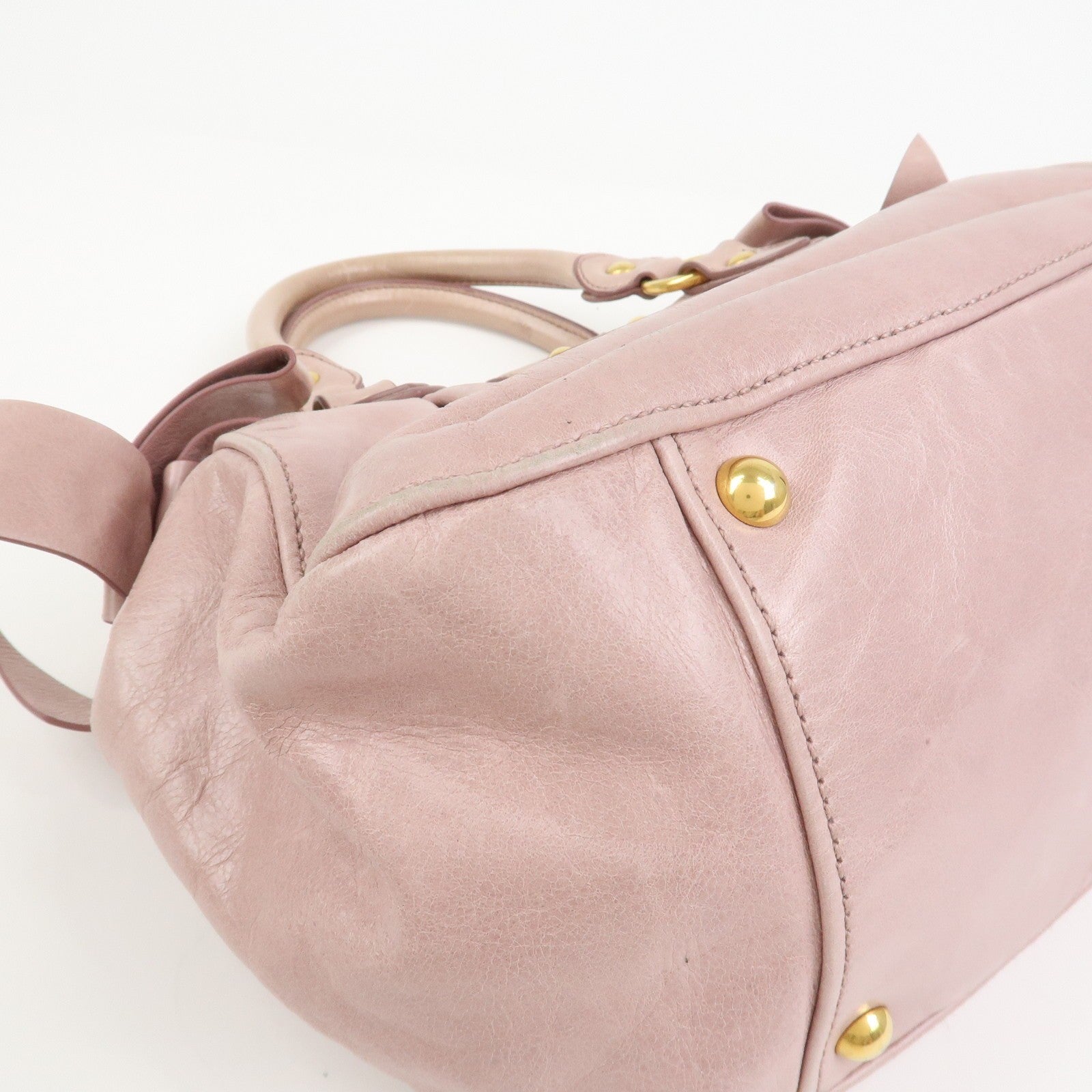 Miu Miu Hand Shoulder Bag - Pink, Leather