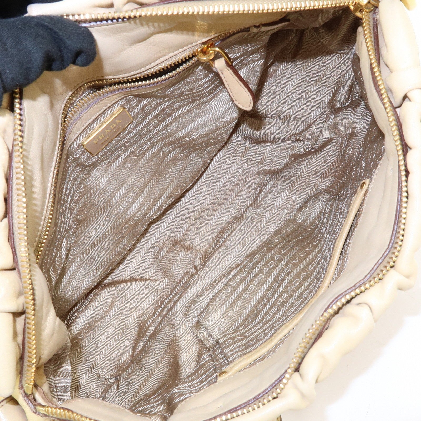 Prada Hand Bag - Camel, Nappa Leather