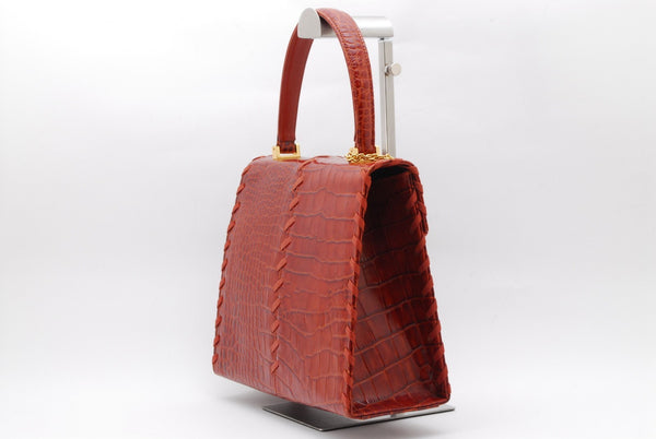 Saint Laurent Yves Saint Laurent Hand Tote Bag - Brown, Leather 