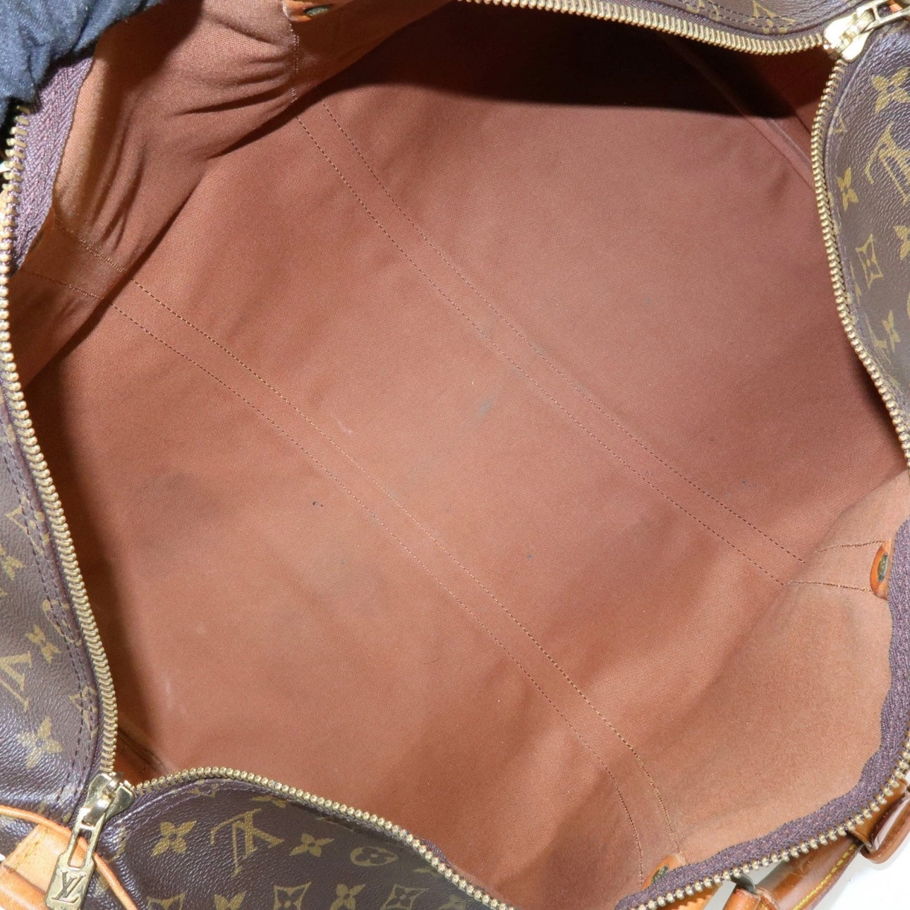 Louis Vuitton Monogram Keep All Bandouliere 55 Boston Bag