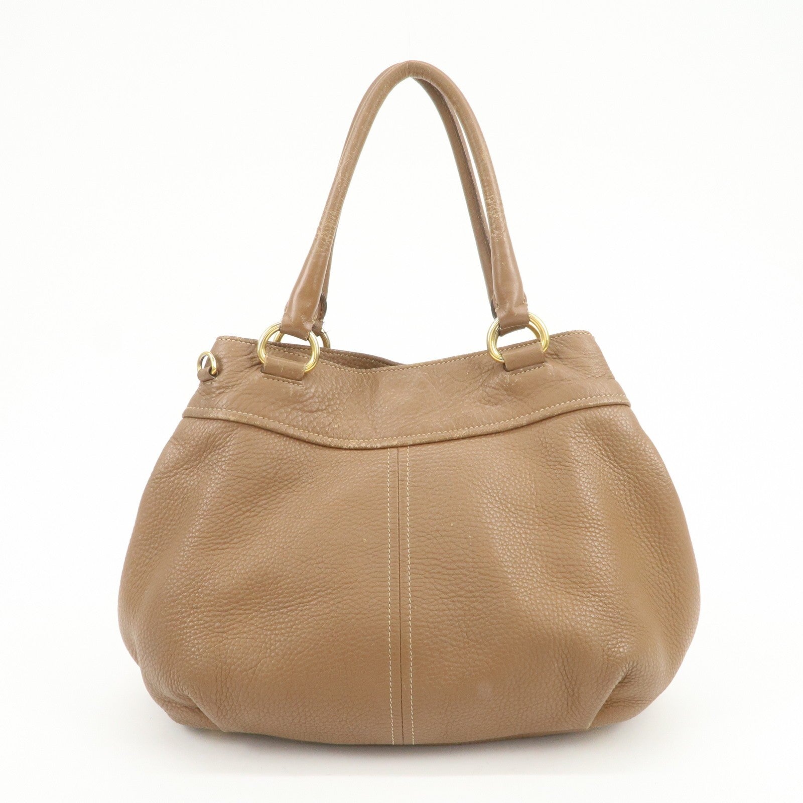 Prada 2Way Bag Hand Bag - Brown, Calf Leather