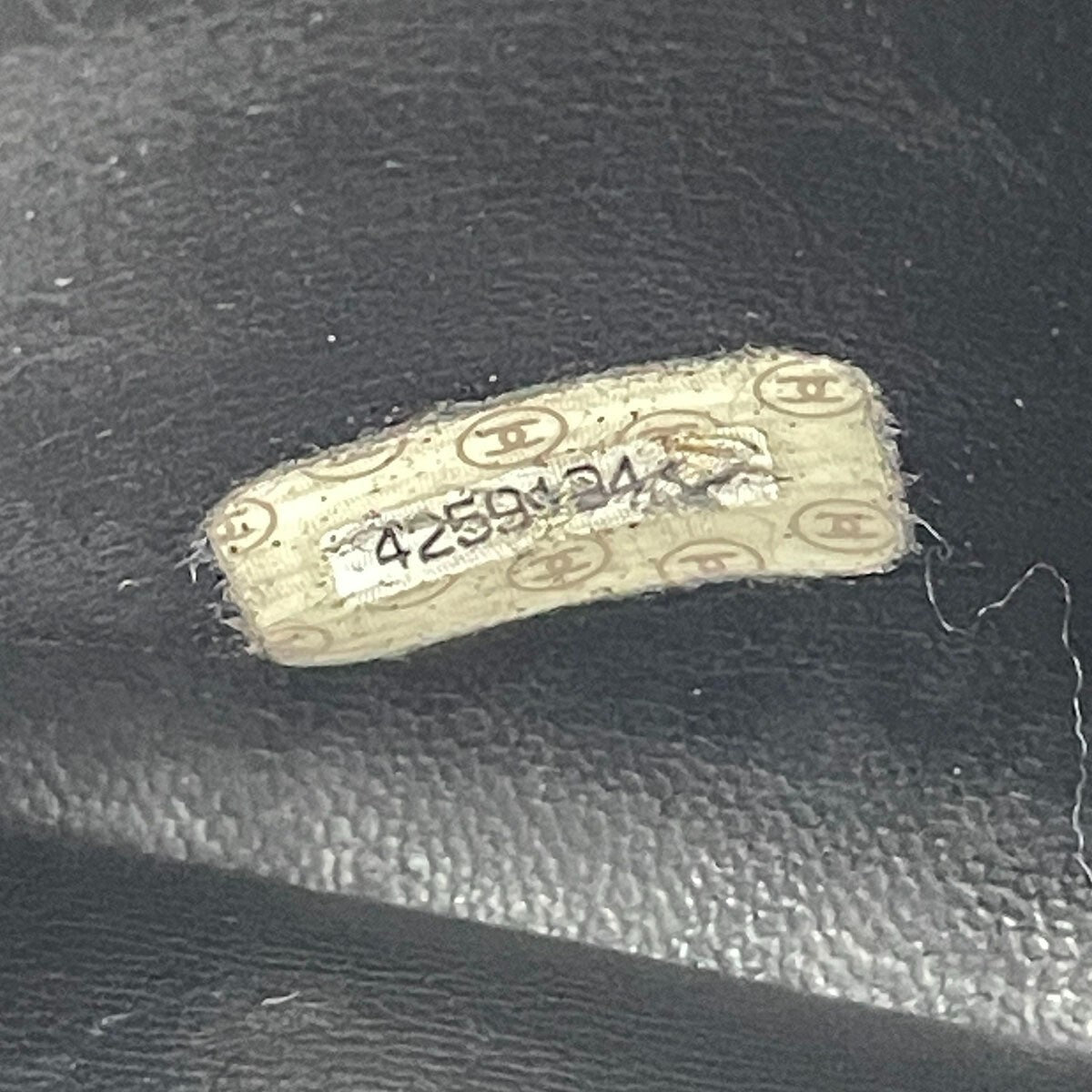 Chanel CC Logos Pouch - Black, CalfSkin Leather