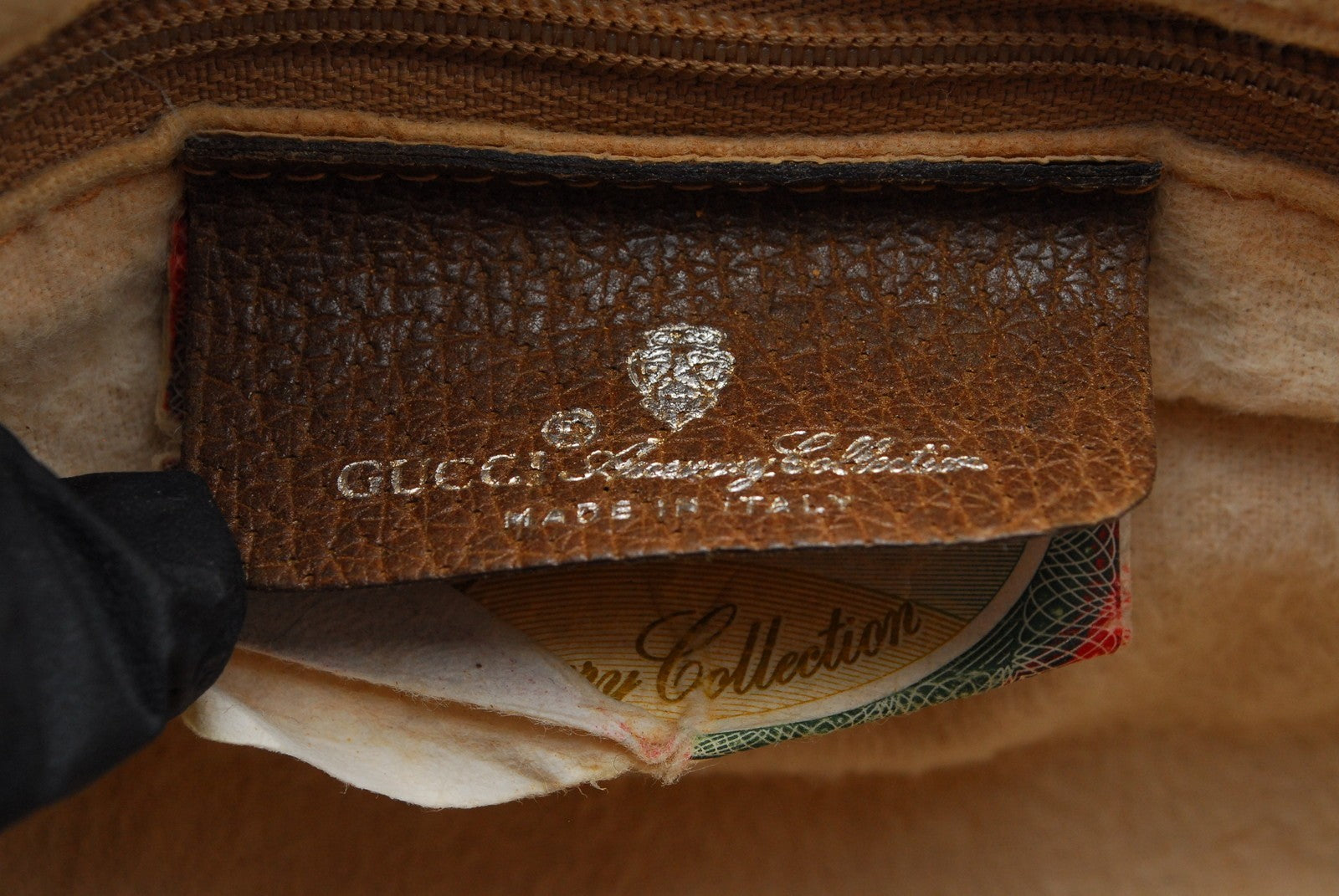 Gucci Sherry Line Mini Boston Bag - Brown, PVC 