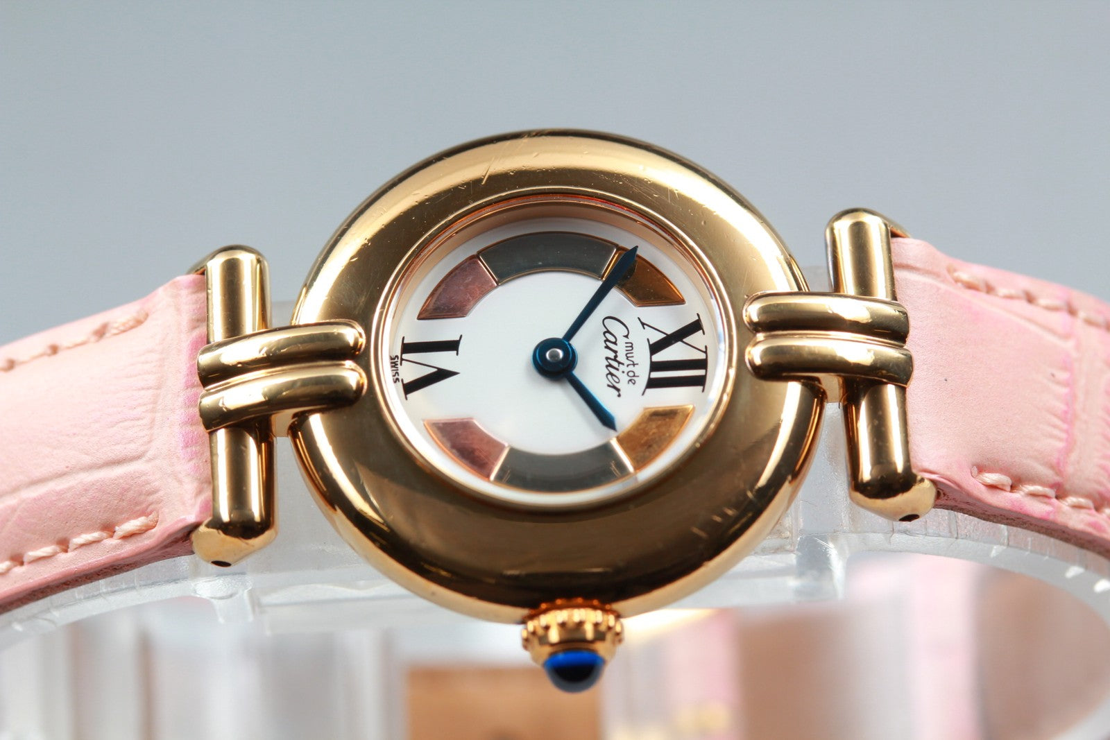 Cartier Must Colisee Vermeil 590002 Watch - Gold Pink, Leather