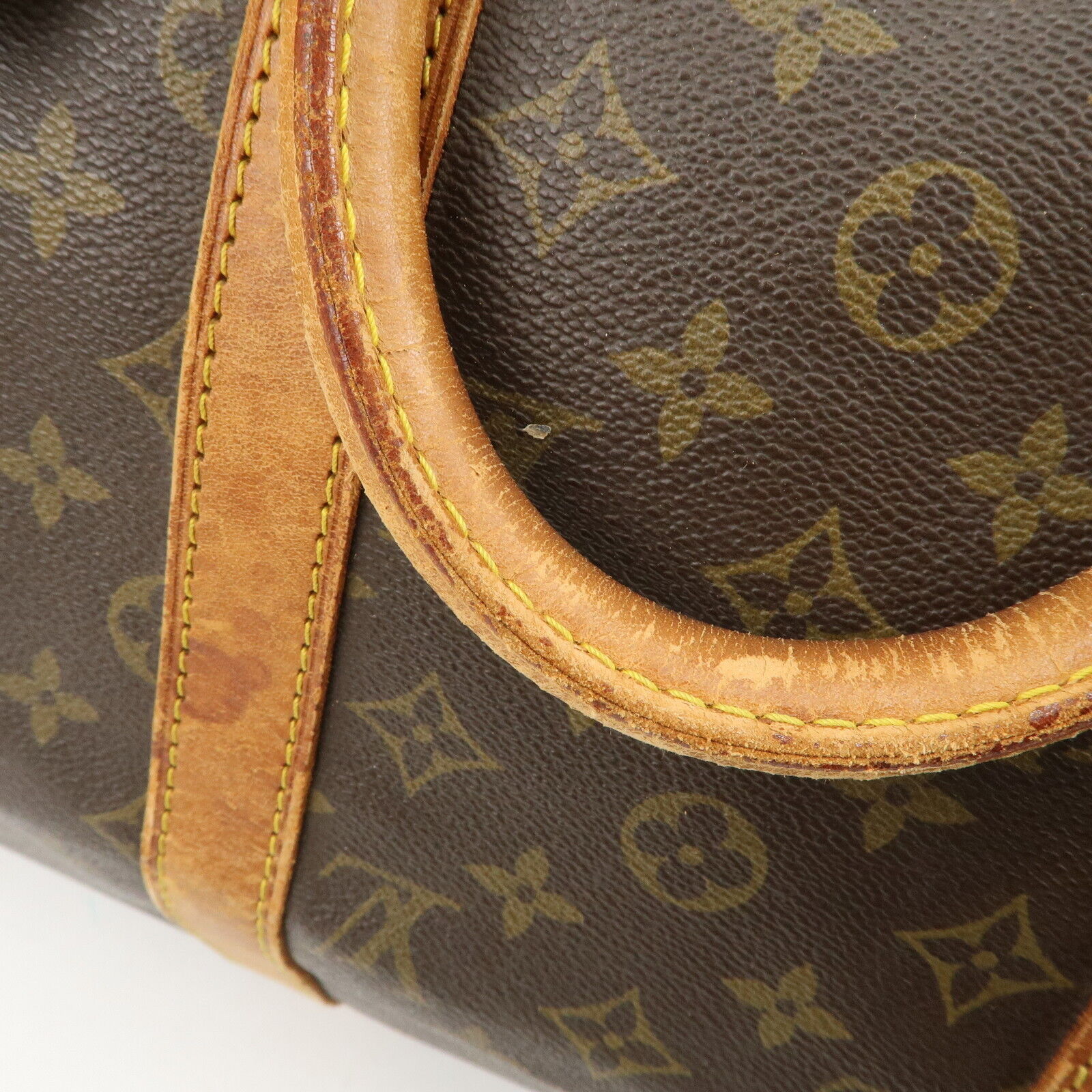 Louis Vuitton Monogram Keep All 50 Boston Bag - Brown, Monogram Canvas, Nume Leather