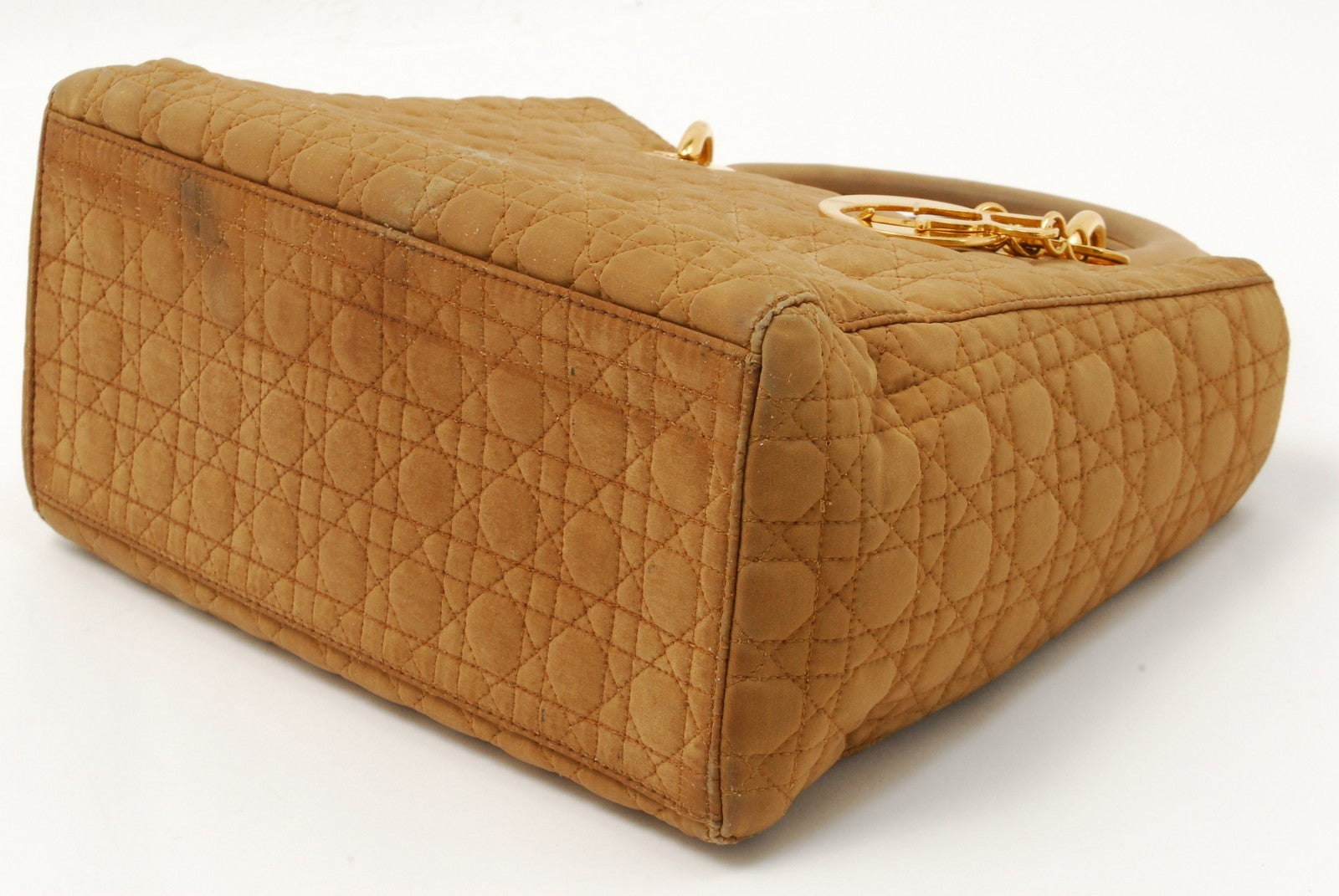 Christian Dior Lady Dior Hand Tote Bag - Black, Nylon