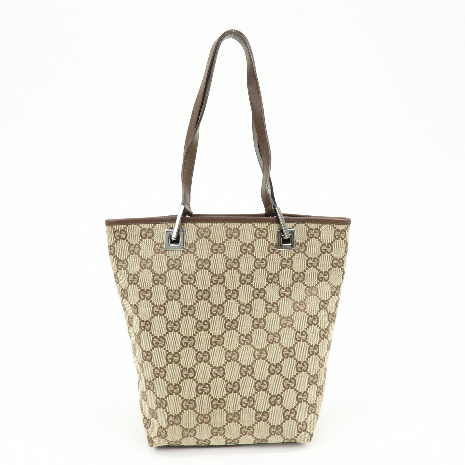Gucci Tote Bag - Beige, GG Canvas and Leather