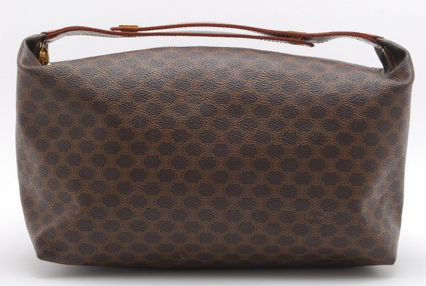 Celine Macadam Handbag Pouch - Brown, PVC 