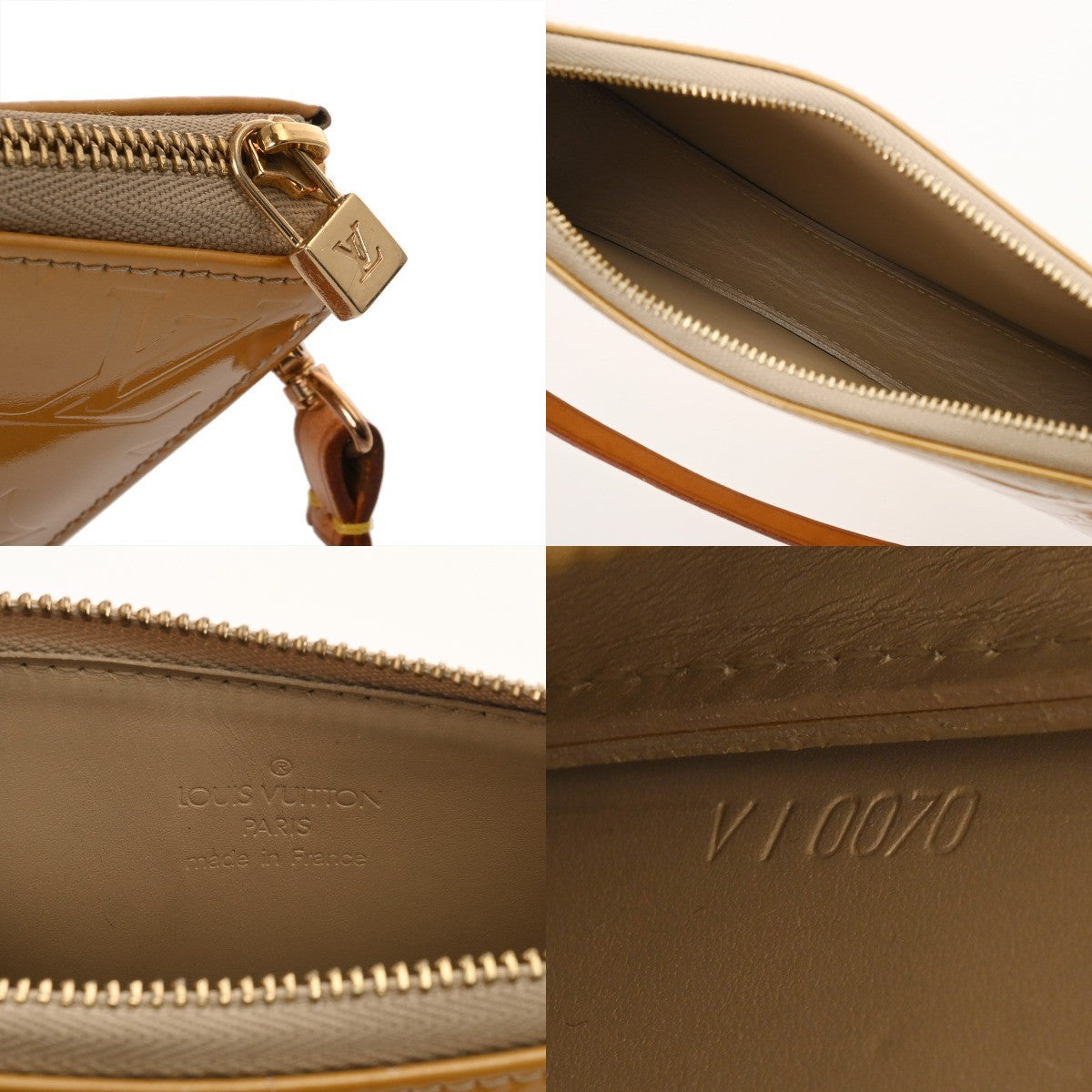 Louis Vuitton Lexington Handbag - Beige, Monogram Vernis