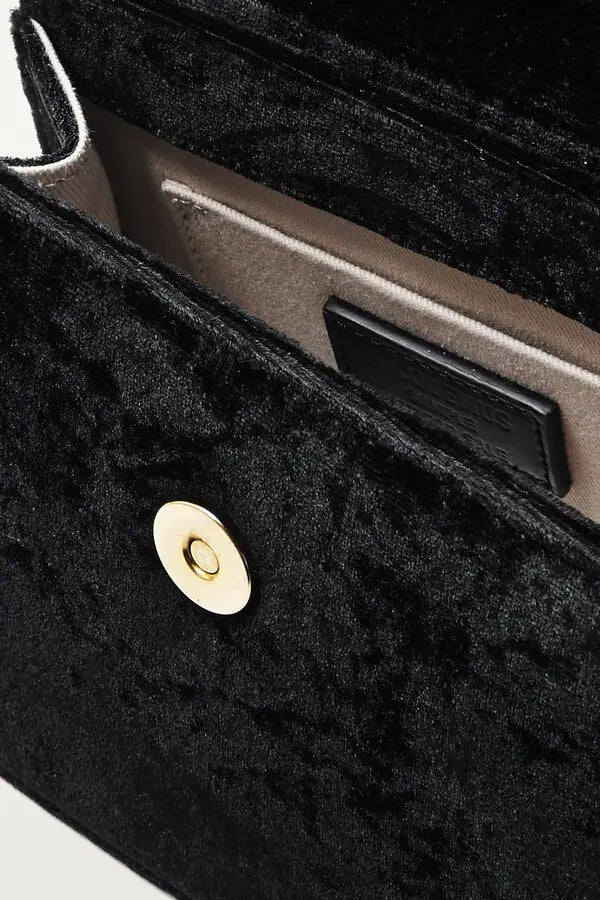 The Chiquito Medium Velour Shoulder Bag
