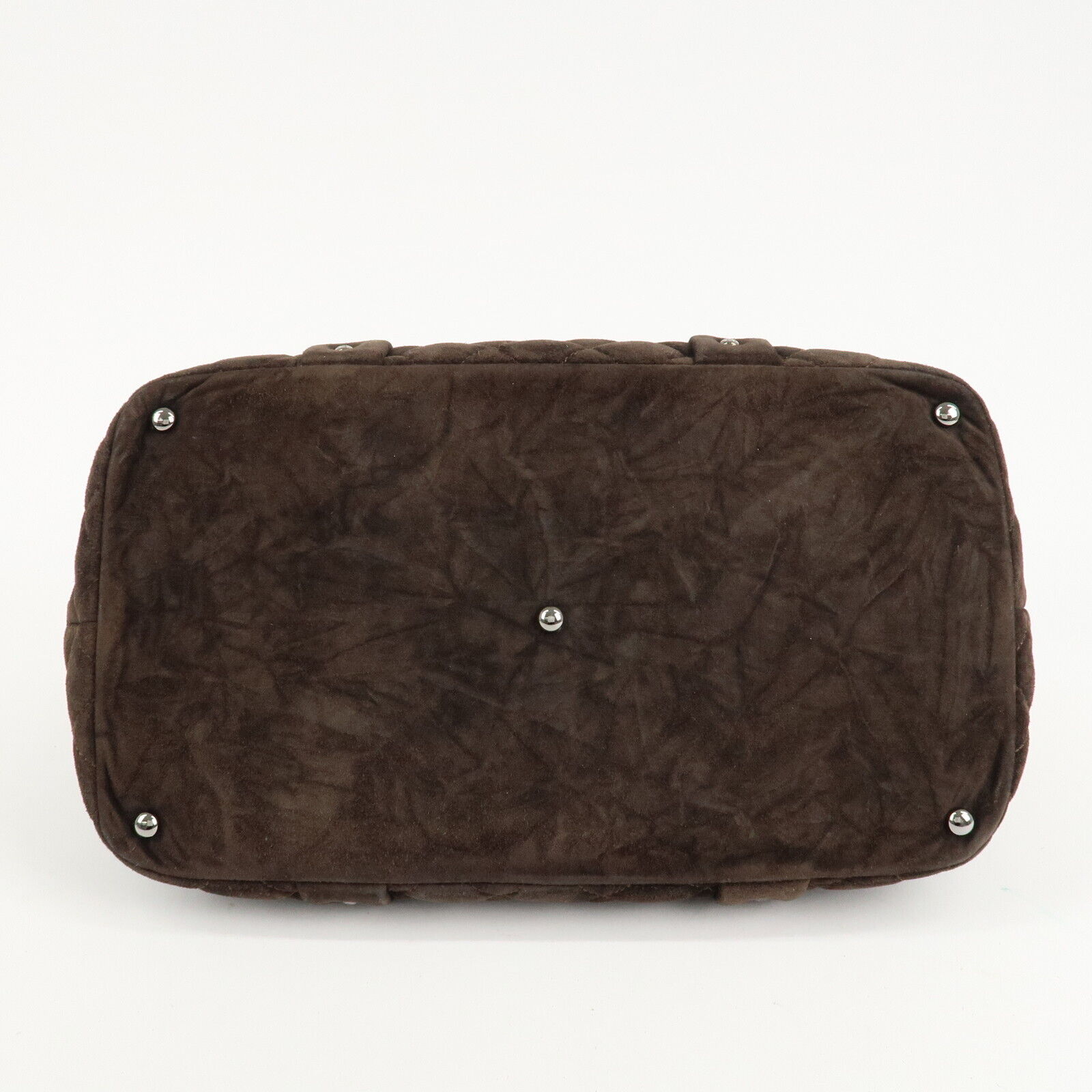 Chanel Matelasse Suede Boston Bag - Brown, Suede