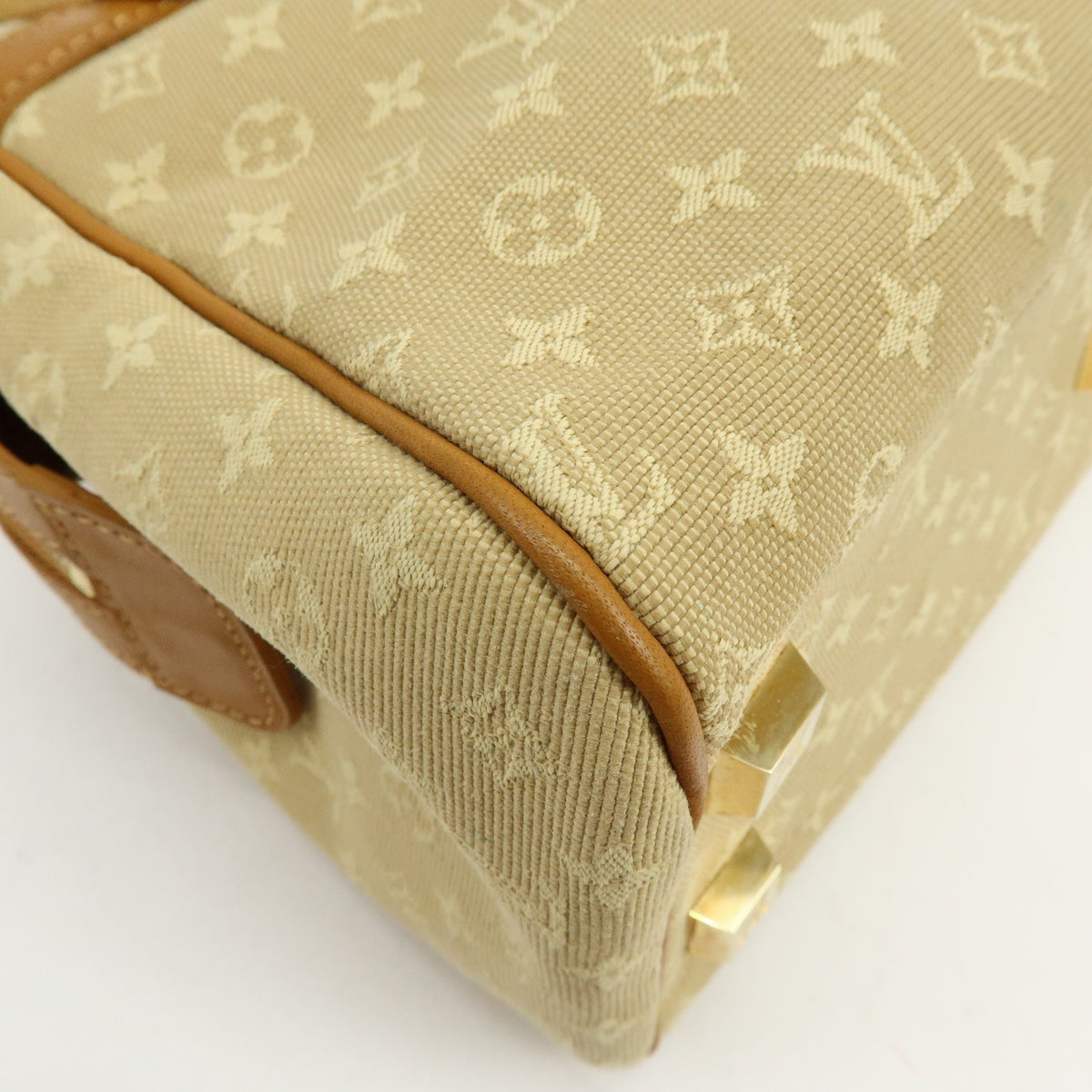 Louis Vuitton Hand Bag - Beige, Monogram Mini Canvas, Leather