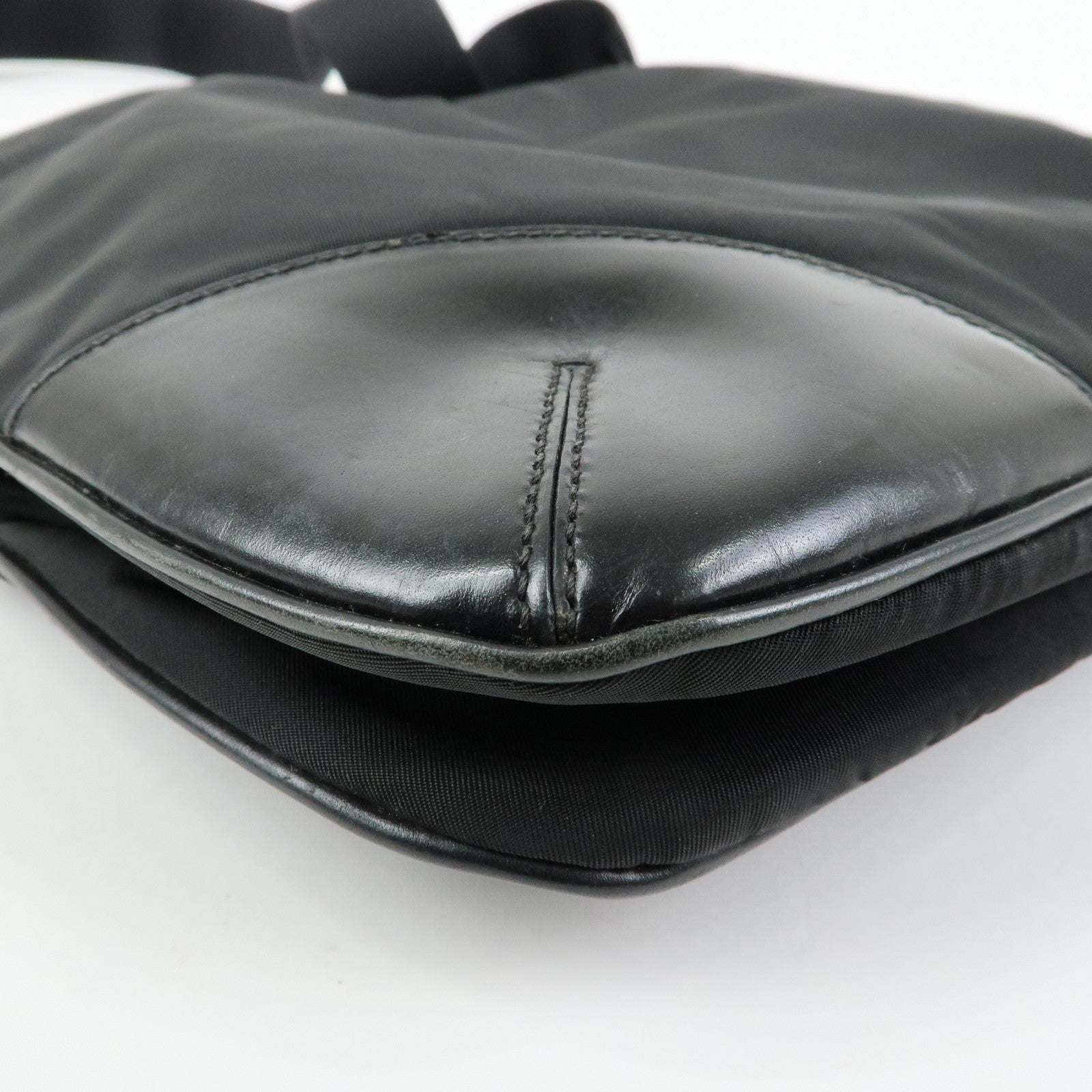 Prada Shoulder Bag - Black, Nylon and Leather