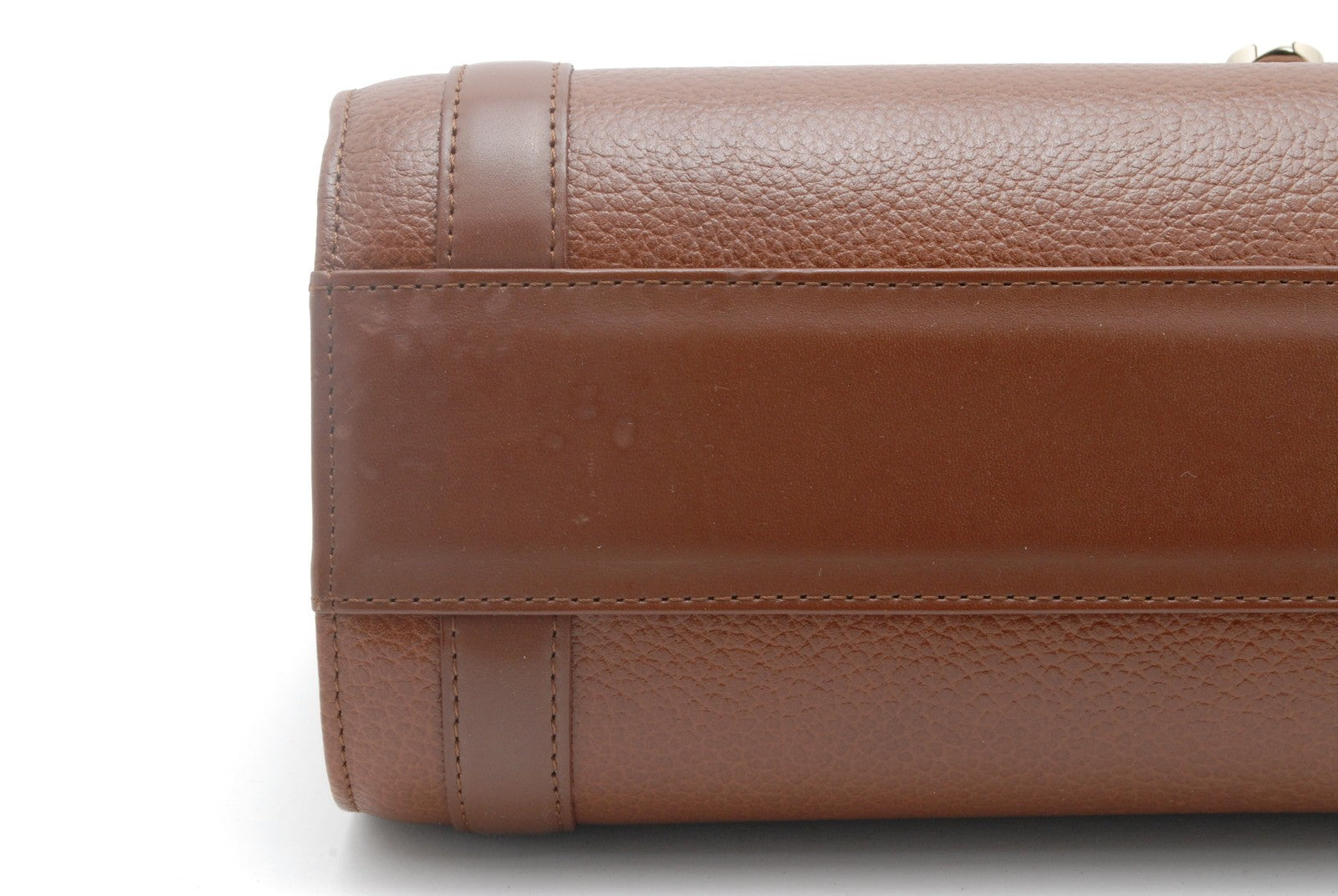 Burberry Barrel Bag Handbag - Brown, Leather