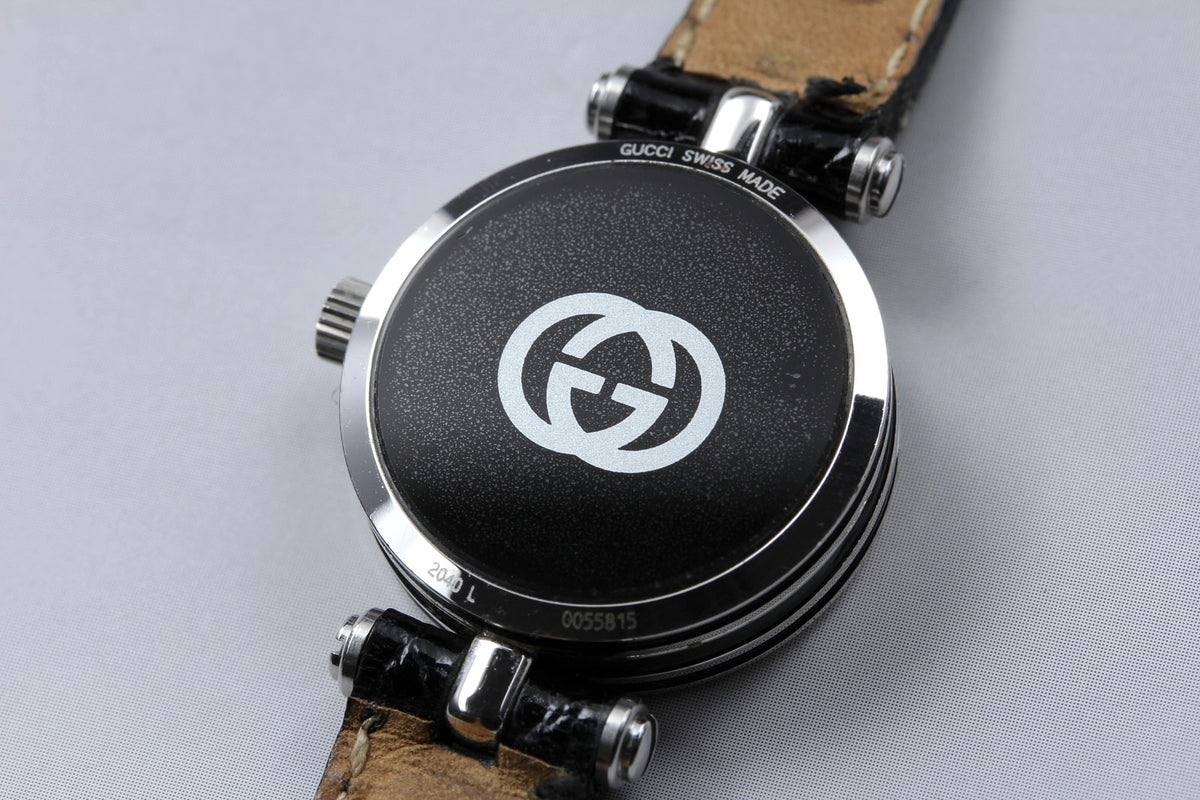 Gucci 2040L Wristwatch - Black, Leather