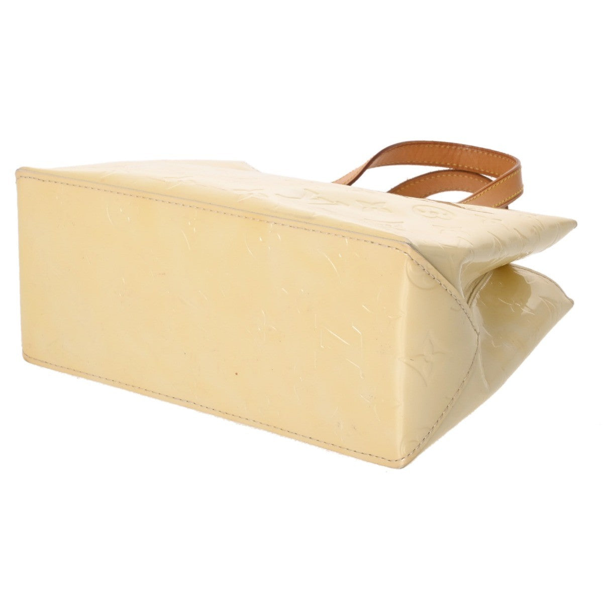 Louis Vuitton Reed PM Handbag - White, Monogram Vernis