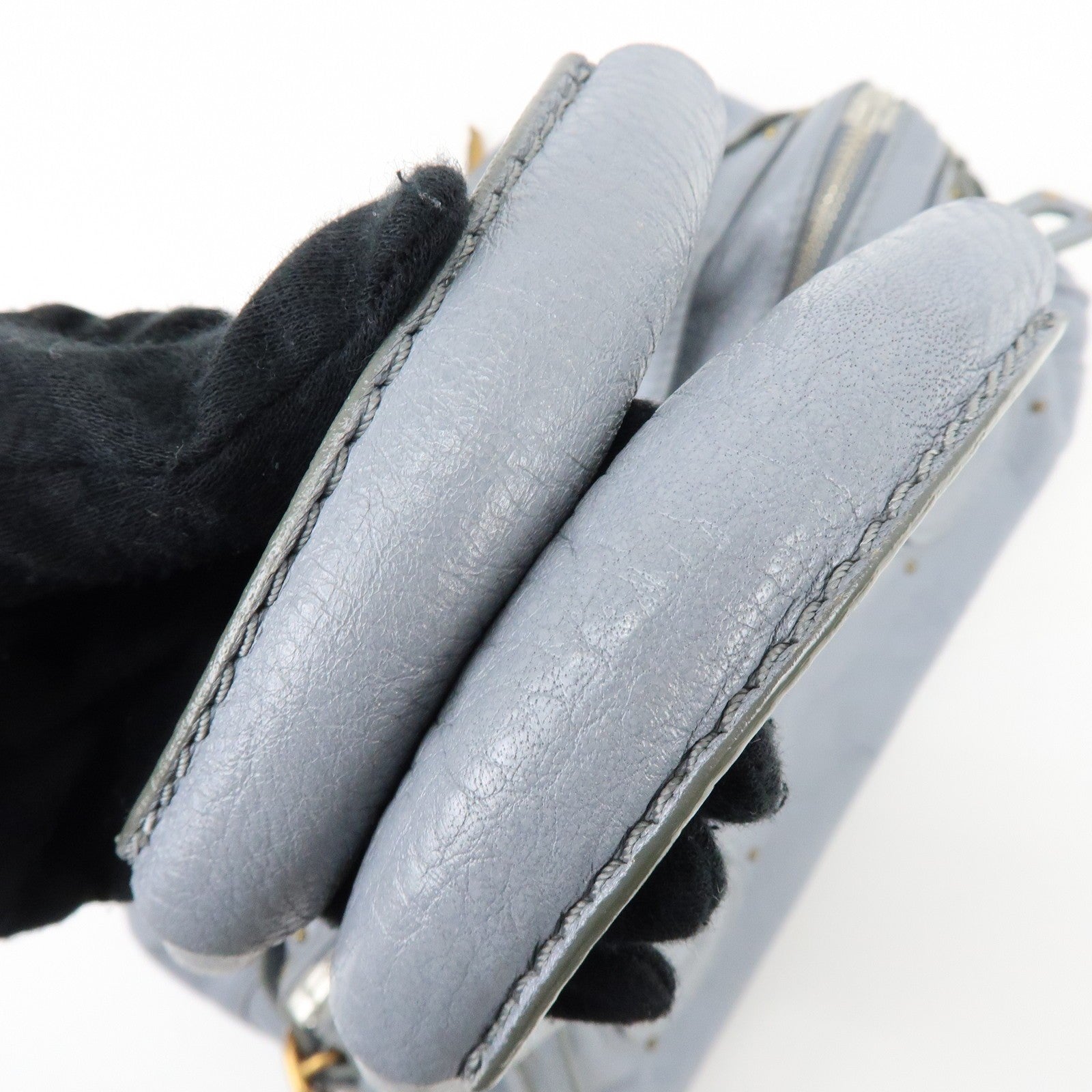 Chloe Paddington Hand Bag - Gray, Leather