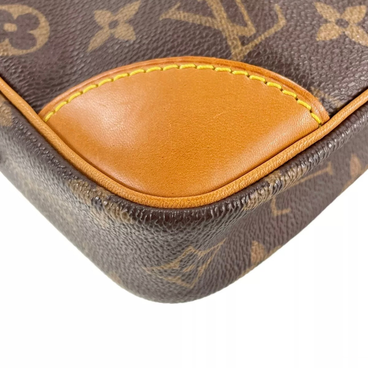 Monogram Marly Dragonne GM Leather Brown Clutch bag
