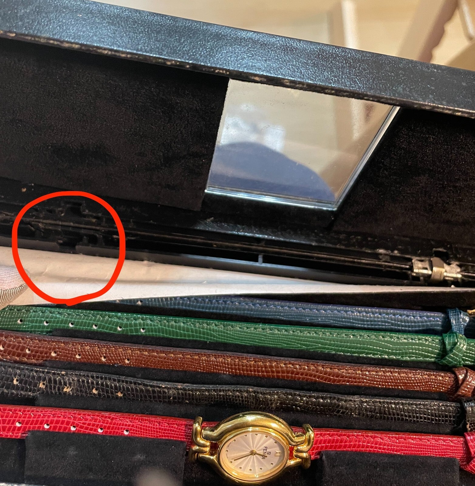 Fendi 640L Wristwatch - Multicolor, Leather