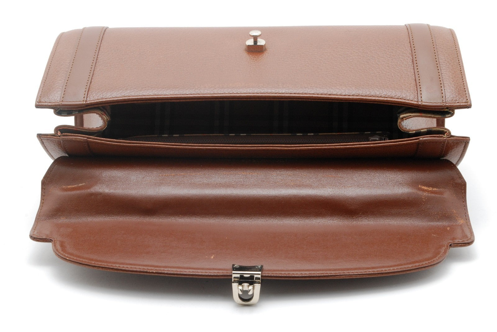 Burberry Barrel Bag Handbag - Brown, Leather