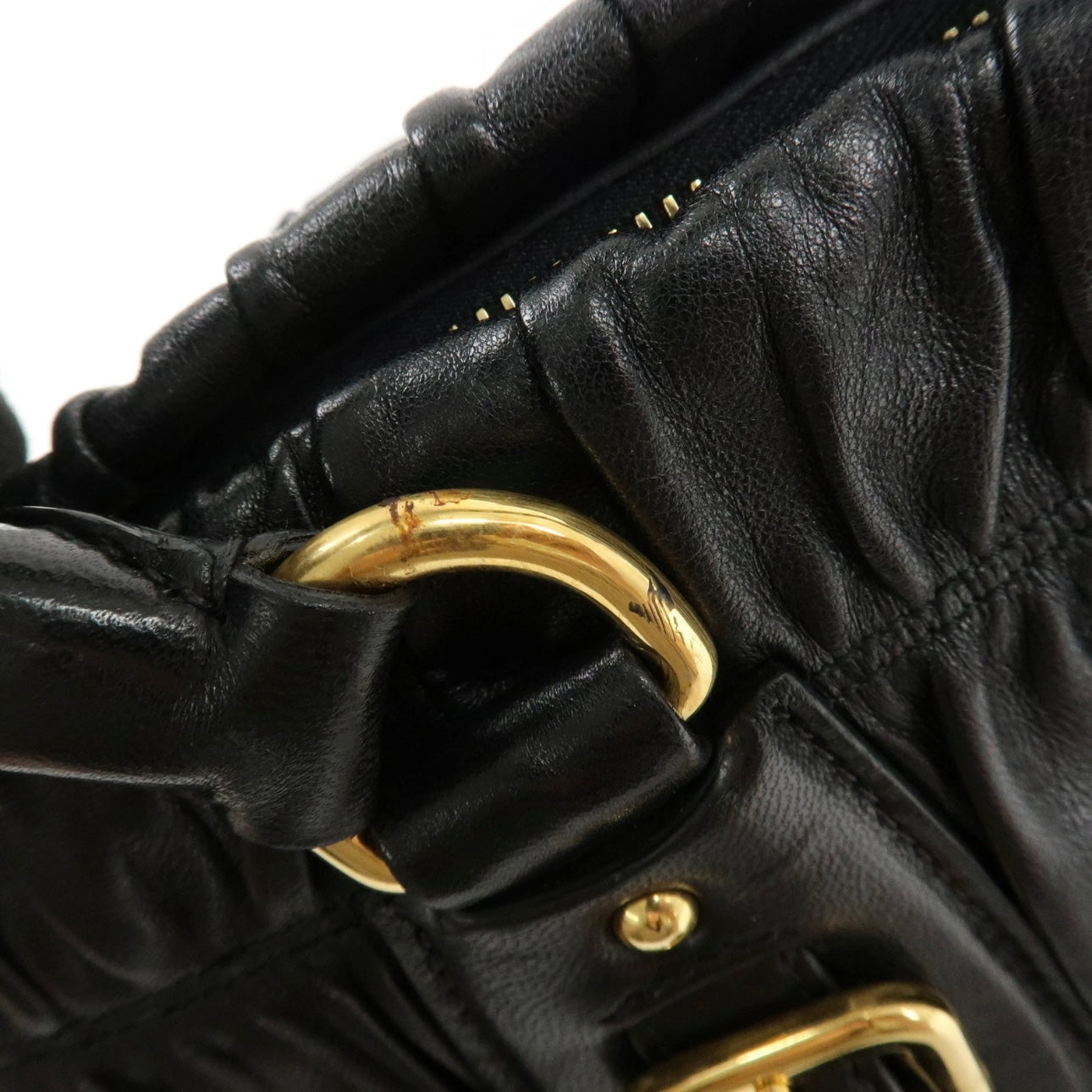 PRADA Leather 2WAY Tote Bag