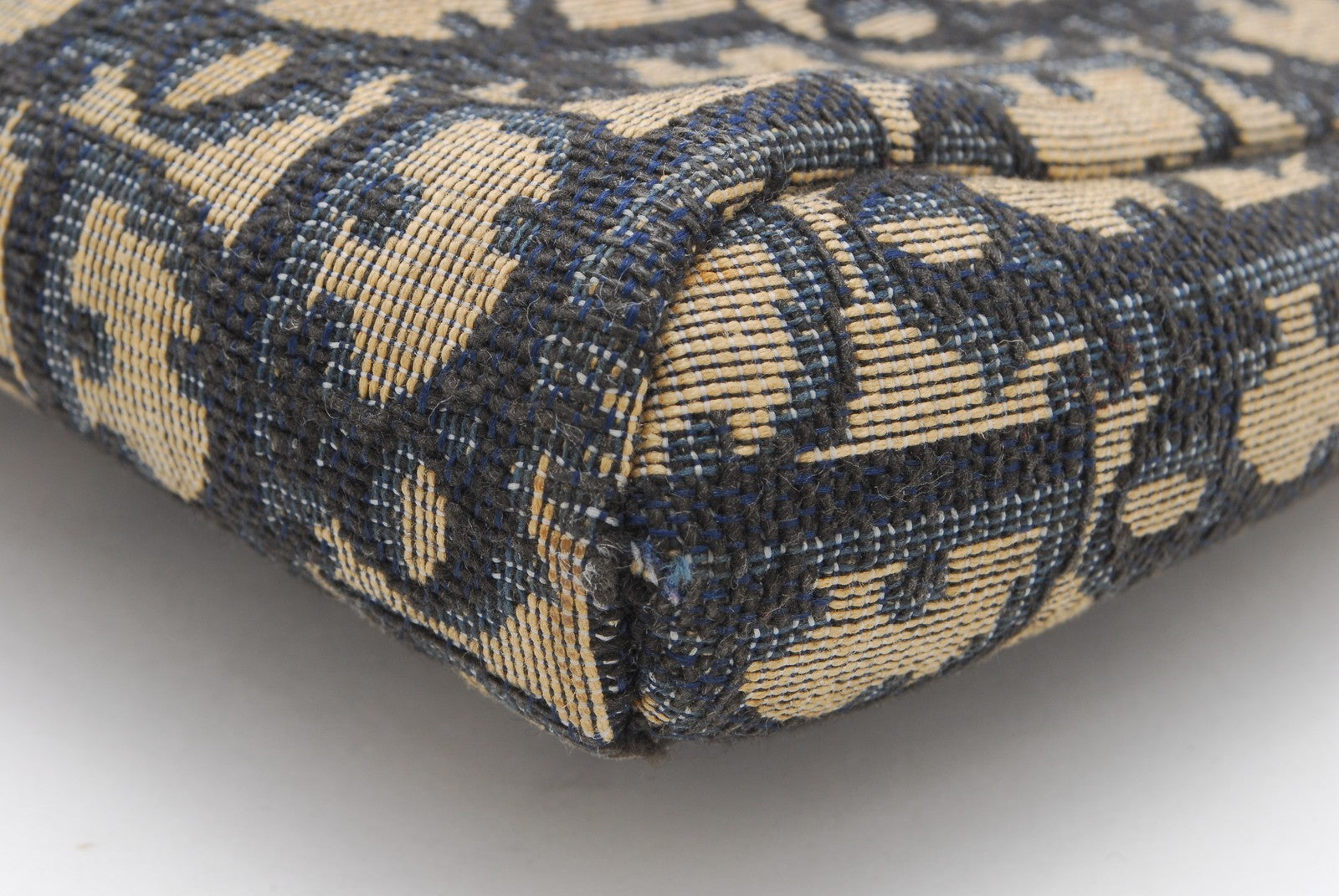 Christian Dior Trotter Clutch Bag - Navy, Canvas