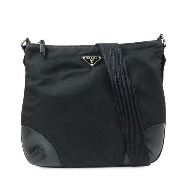 Prada Shoulder Bag - Black, Nylon and Leather
