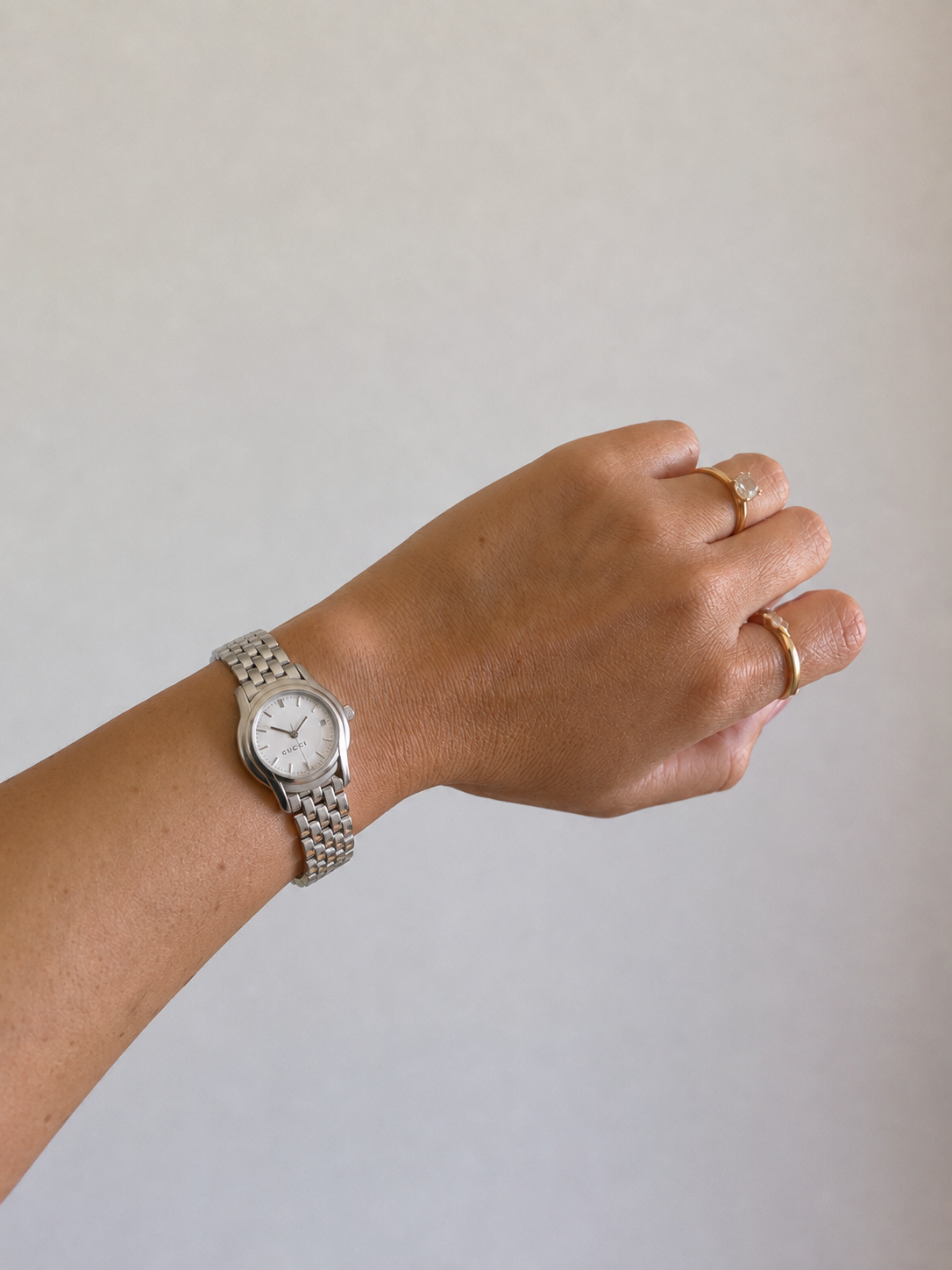 Gucci 5500L Watch - Silver, Stainless Steel- מגיע עם הקופסה!