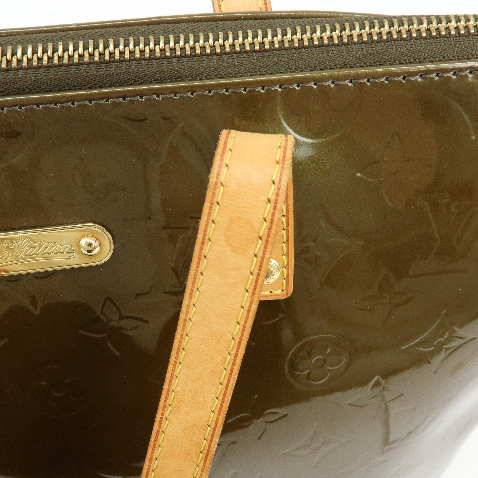 Louis Vuitton Tote Bag - Vert Bronze, Monogram Vernis