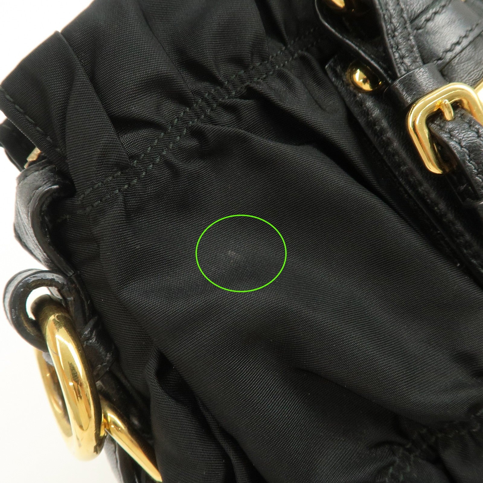 Prada Hand& Shoulder Bag - Black, Nylon Leather