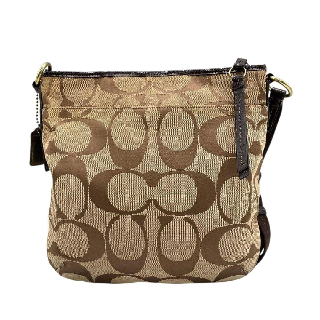 Coach Shoulder Bag - Brown, Canvas