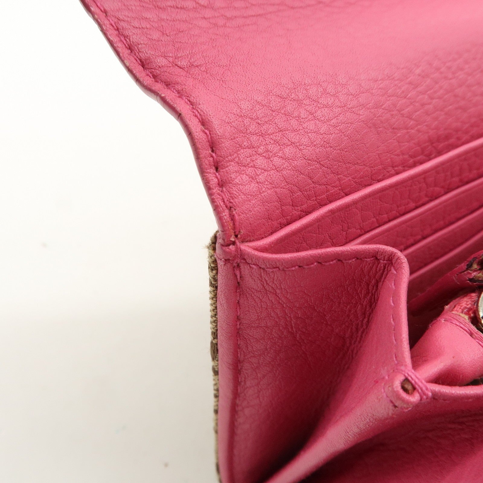 Christian Dior Trotter Wallet - Pink, Canvas Leather