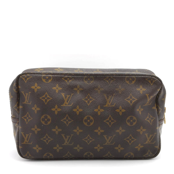 Louis Vuitton Trousse Toilette 28 Monogram Clutch - Brown, Leather 