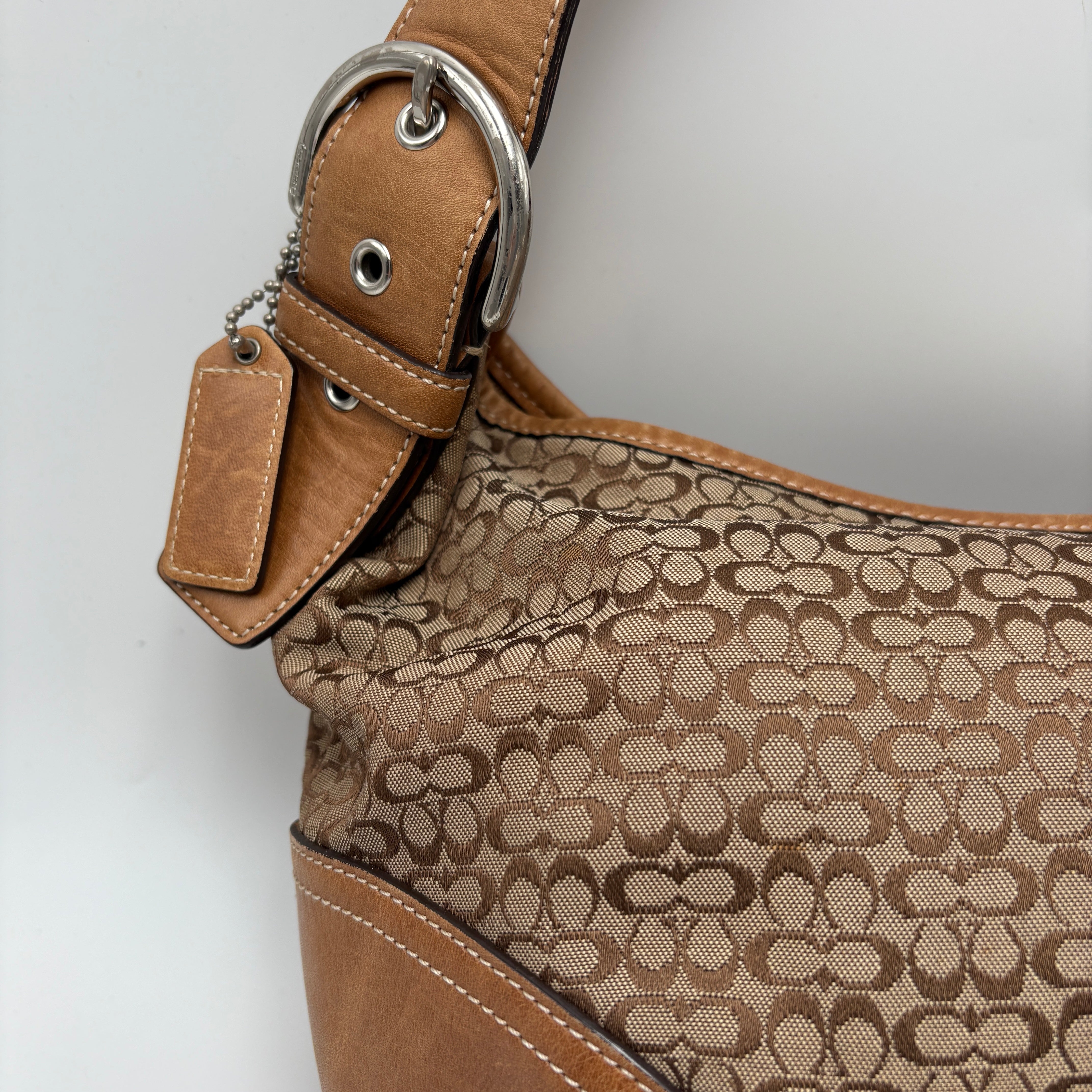 Coach Signature brown bag