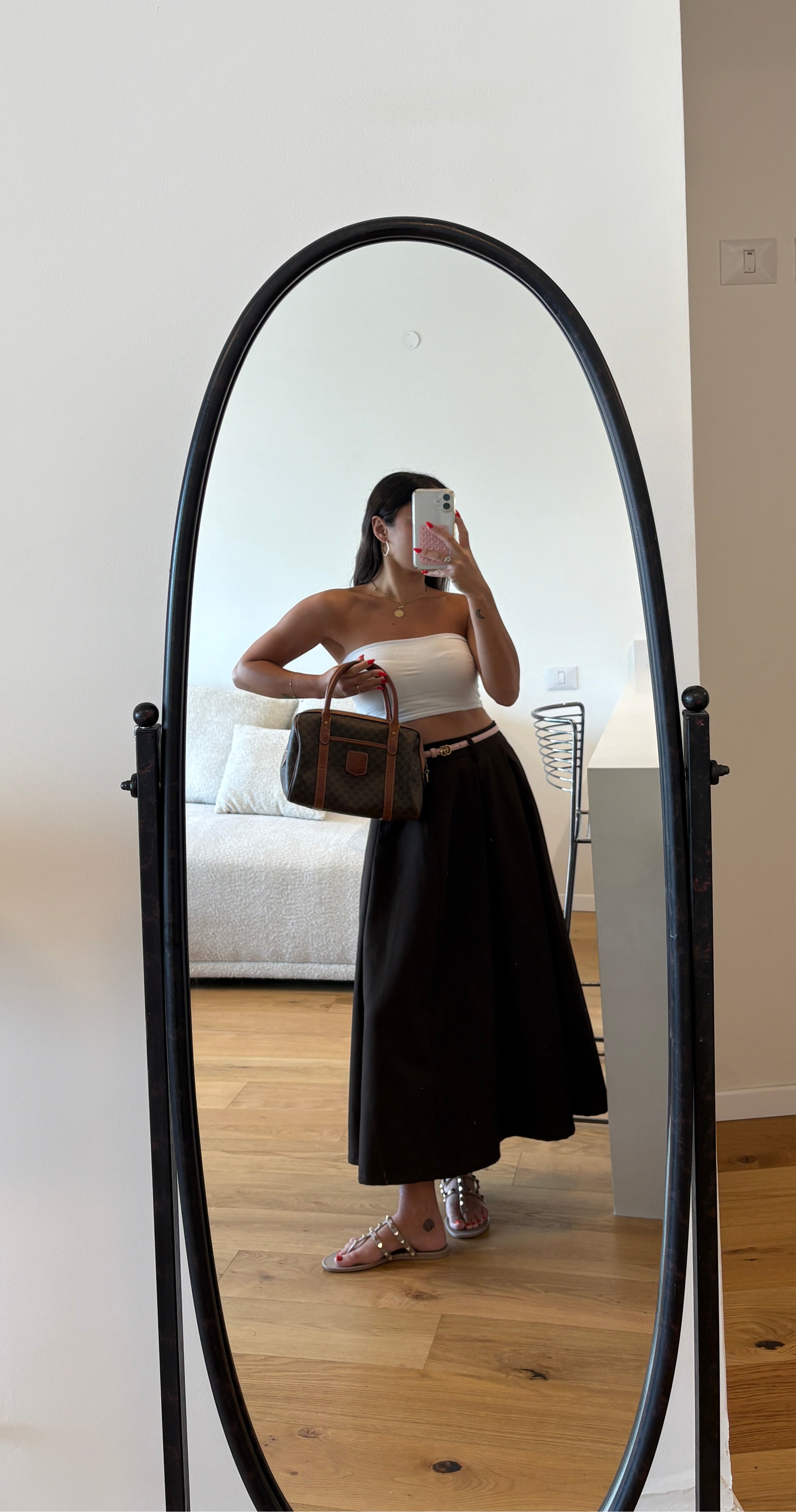 Celine Boston Bag - Brown, PVC