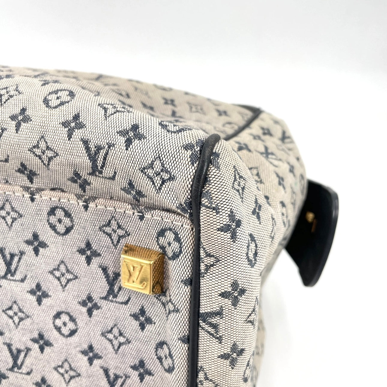 LOUIS VUITTON Monogram Mini Lin Navy Josephine GM