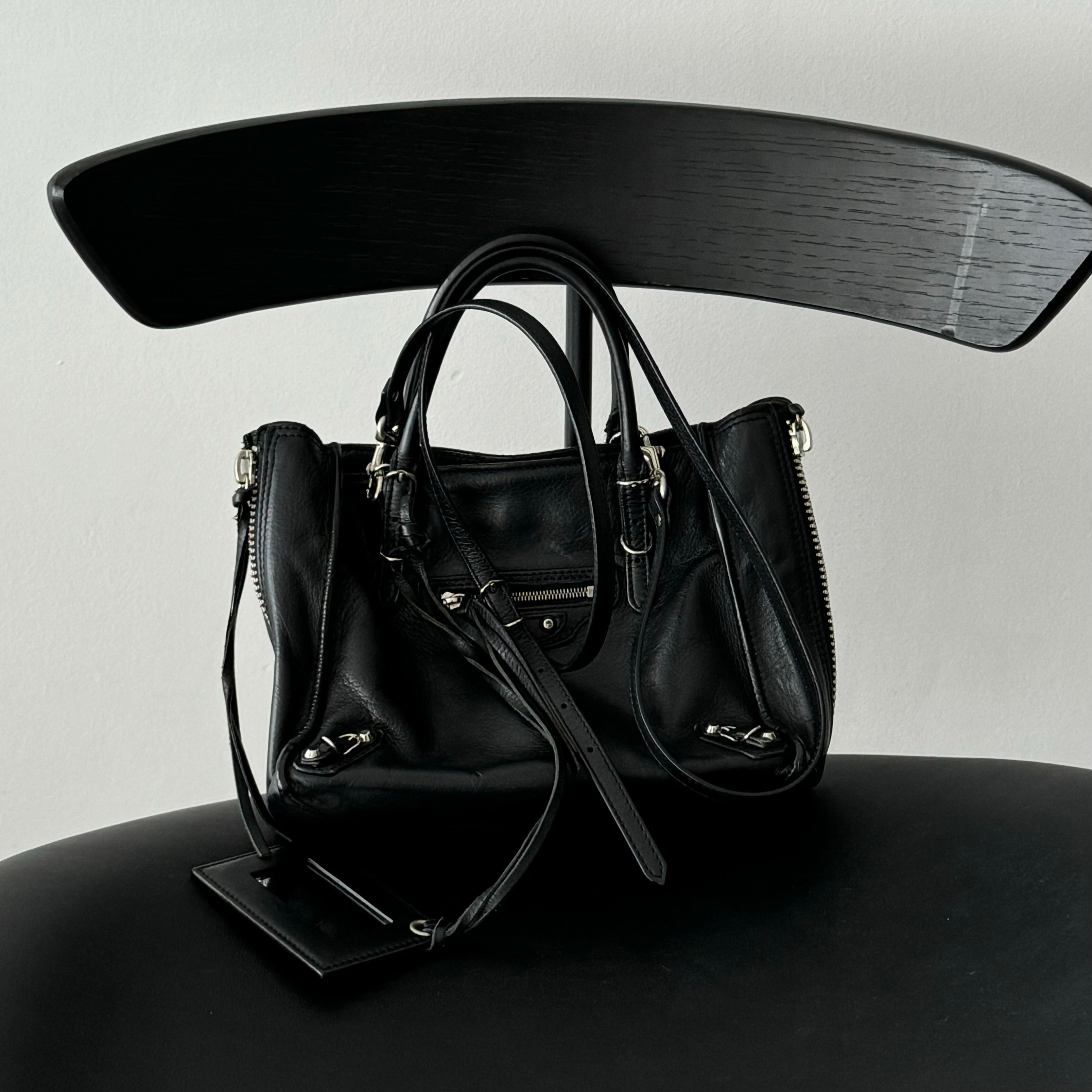 Leather Paper Mini 2way Shoulder Bag